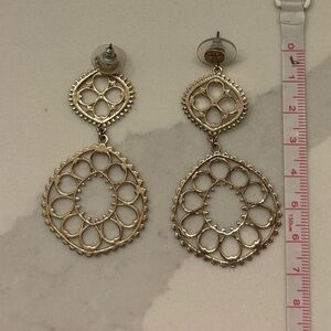 Elegant Gold Dangle Earrings